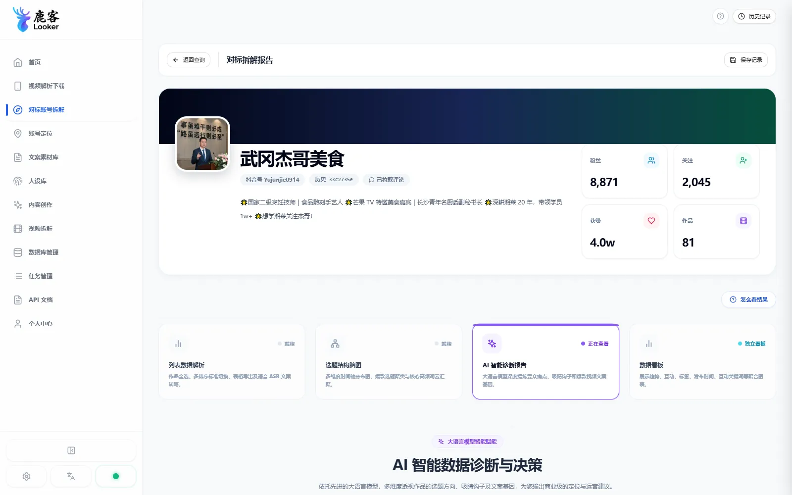 图 4-5 AI 智能诊断报告视图